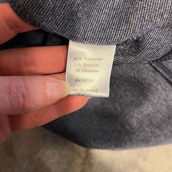 Summer & Sage skirt. Slate gray. Large - Picture 5 of 5